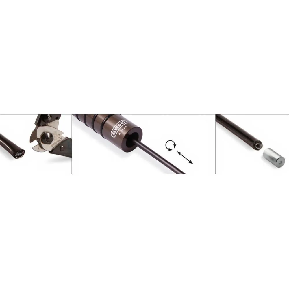 ELVEDES Punch Tool Cable Pricker Zum Aufweiten Von Ärmeln 4.1/4.9 Mm, Grey, One Size ELVEDES Punch Tool Cable Pricker Zum Aufweiten Von Ärmeln 4.1/4.9 Mm, Grey, One Size