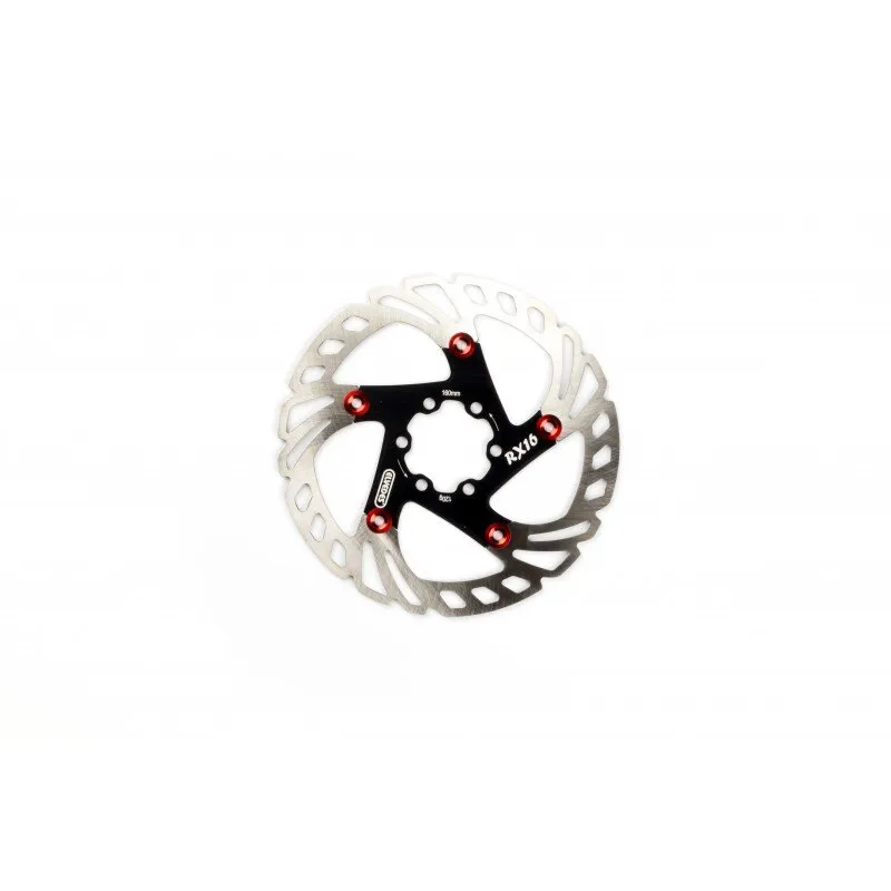 ELVEDES Rx16 Bremsscheibe, Black / red, 160mm ELVEDES Rx16 Bremsscheibe, Black / red, 160mm