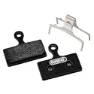 ELVEDES Shimano Br-m666/m785/m985/m988/r785/rs785 Metallische Carbon-scheibenbremsbeläge 10 Paare, Black, One Size
