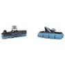ELVEDES Shimano Carbon 55 Mm Komplette Felgenbremsbeläge, Black, One Size