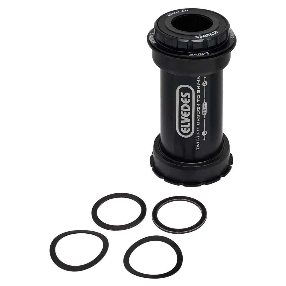 ELVEDES Shimano Cervelo Lagerschalen, Black, 79mm ELVEDES Shimano Cervelo Lagerschalen, Black, 79mm