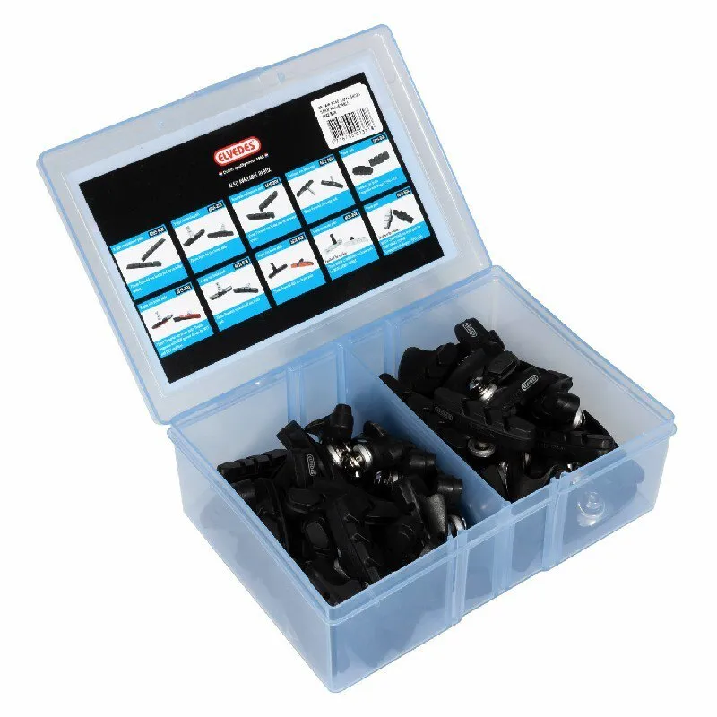 ELVEDES Universal Komplette Felgenbremsbeläge 25 Paare, Black, One Size ELVEDES Universal Komplette Felgenbremsbeläge 25 Paare, Black, One Size