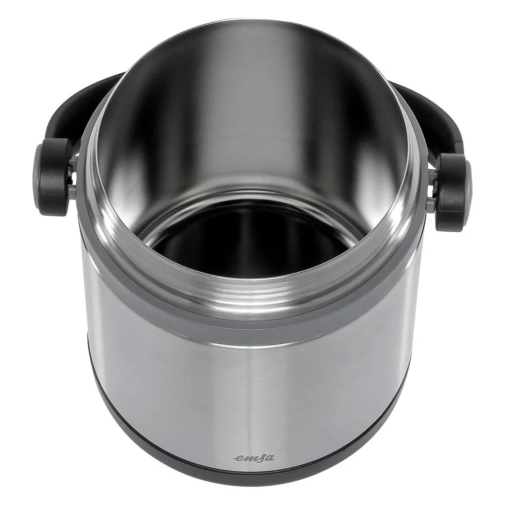 Emsa 509244 1.2l Thermosflasche, Silver / black, One Size Emsa 509244 1.2l Thermosflasche, Silver / black, One Size