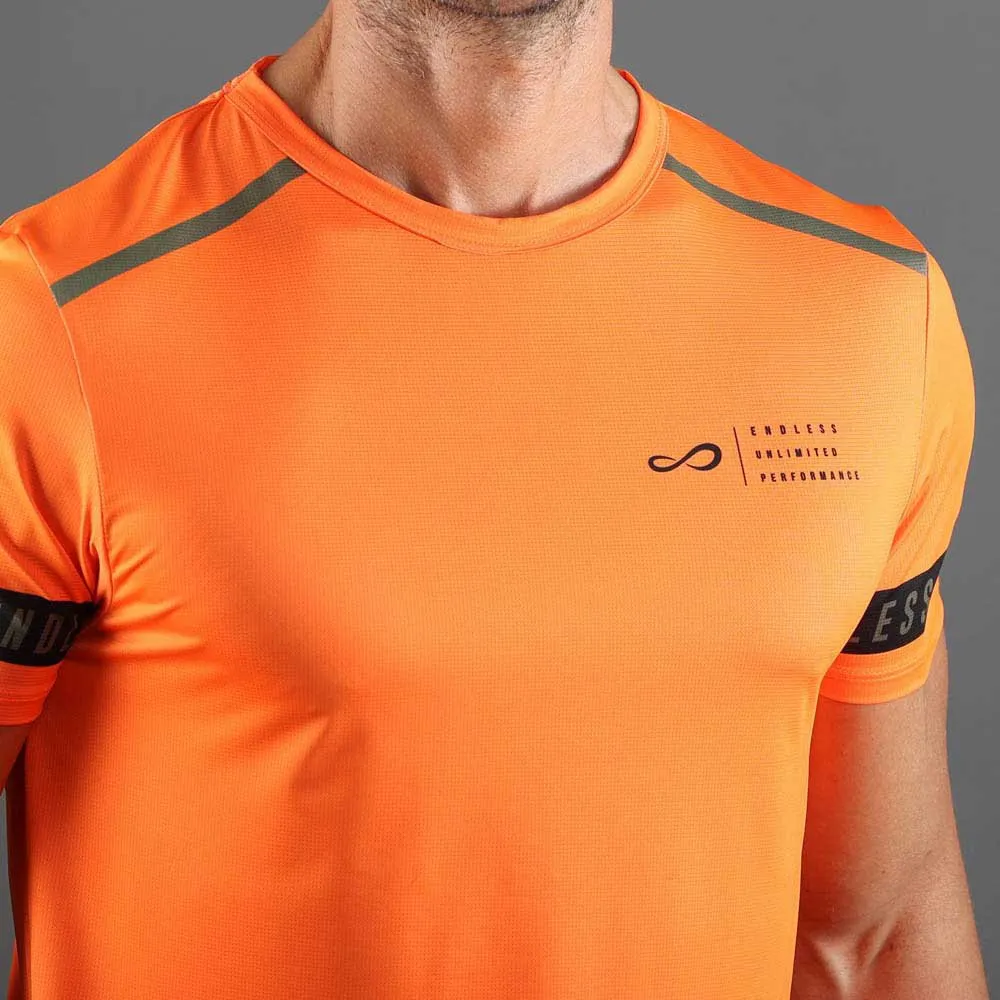 Endless Ace Izzy Kurzarm-t-shirt male, Orange Endless Ace Izzy Kurzarm-t-shirt male, Orange