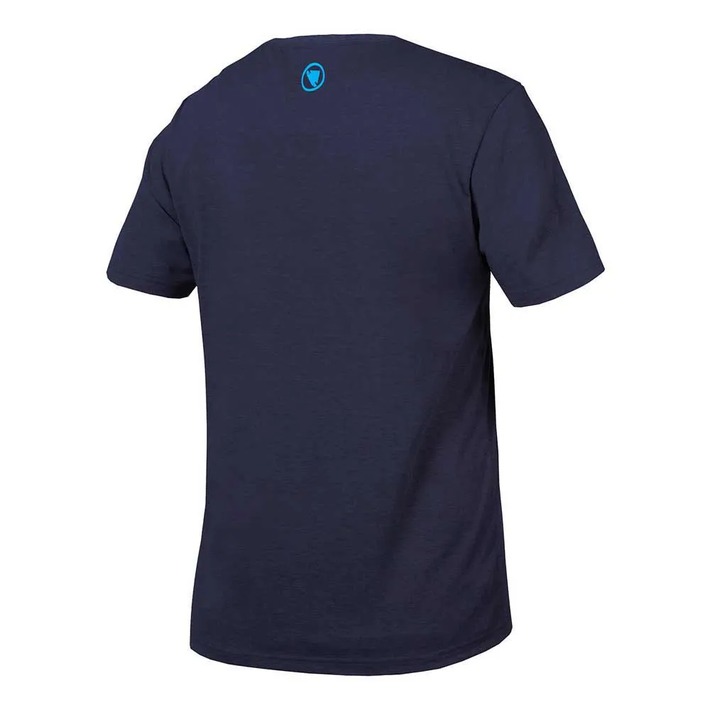 Endura One Clan Organic Stacked Kurzarm-t-shirt, Ink blue, S Endura One Clan Organic Stacked Kurzarm-t-shirt, Ink blue, S