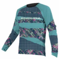 Endura Patchwork Ltd Langarm Enduro Trikot Endura Patchwork Ltd Langarm Enduro Trikot