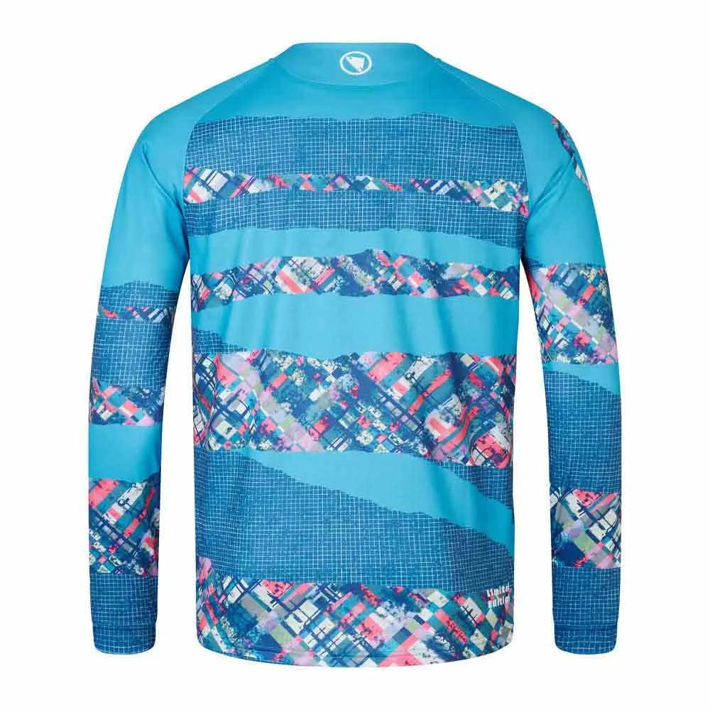 Endura Patchwork Ltd Langarm Enduro Trikot Endura Patchwork Ltd Langarm Enduro Trikot