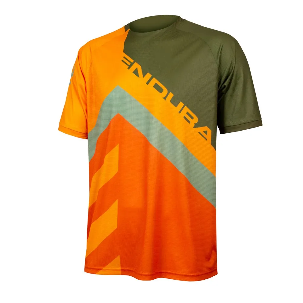Endura Singletrack Ltd Kurzarm Enduro Trikot, Olive green, L Endura Singletrack Ltd Kurzarm Enduro Trikot, Olive green, L