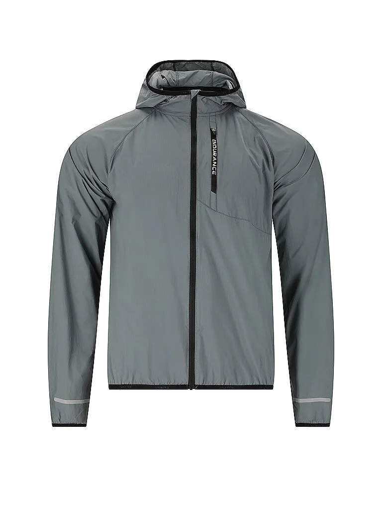 Endurance Herren Windjacke Ditlev Hoodie, Grau Endurance Herren Windjacke Ditlev Hoodie, Grau