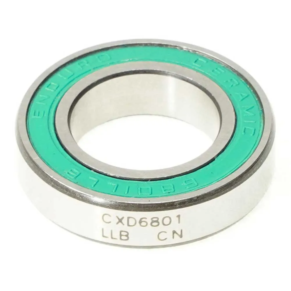 Enduro Bearings Bb Cxd 6801 Llb-bx Xd-15 Ceramic Hybrid Abec-5 Radial Lager, Silver, 12 x 21 x 5mm Enduro Bearings Bb Cxd 6801 Llb-bx Xd-15 Ceramic Hybrid Abec-5 Radial Lager, Silver, 12 x 21 x 5mm