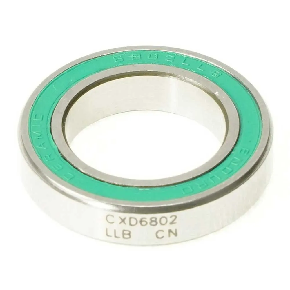 Enduro Bearings Bb Cxd 6802 Llb-bx Xd-15 Ceramic Hybrid Abec-5 Radial Lager, Silver, 15 x 24 x 5mm Enduro Bearings Bb Cxd 6802 Llb-bx Xd-15 Ceramic Hybrid Abec-5 Radial Lager, Silver, 15 x 24 x 5mm