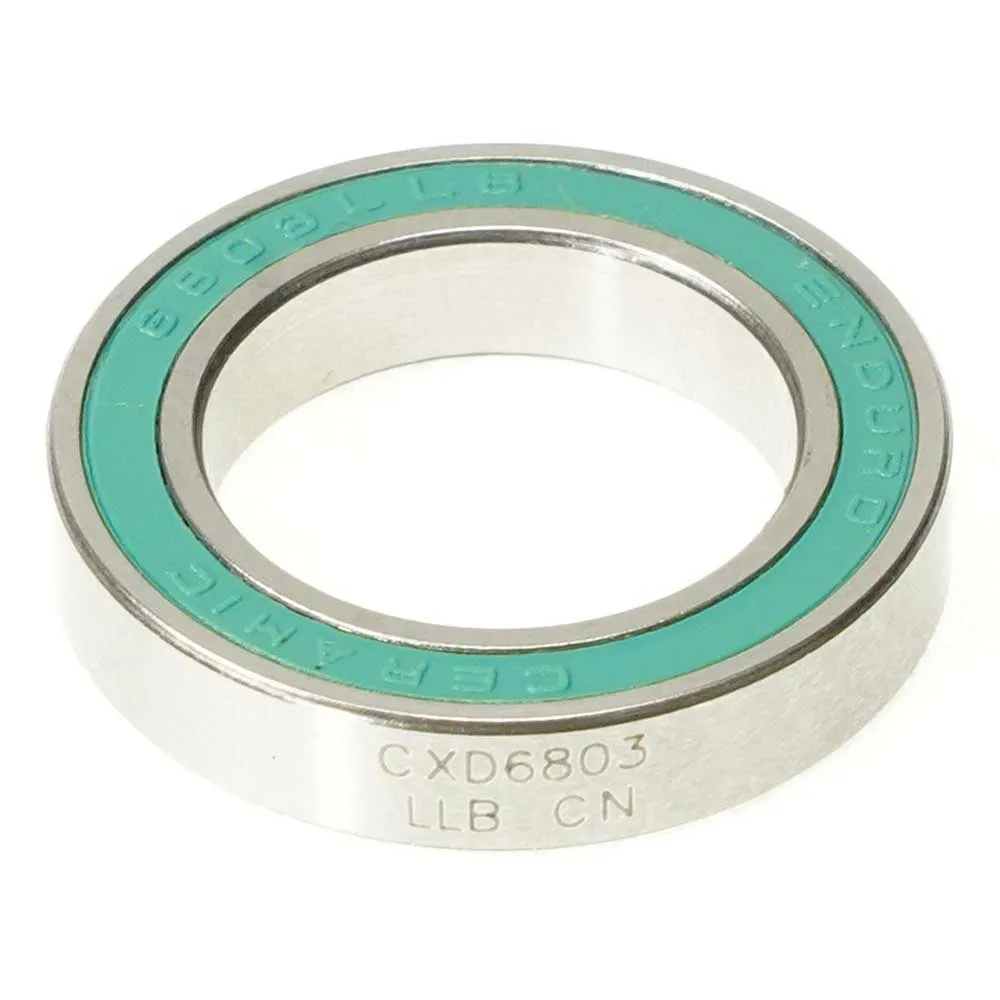 Enduro Bearings Bb Cxd 6803 Llb-bx Xd-15 Ceramic Hybrid Abec-5 Radial Lager, Silver, 17 x 26 x 5mm Enduro Bearings Bb Cxd 6803 Llb-bx Xd-15 Ceramic Hybrid Abec-5 Radial Lager, Silver, 17 x 26 x 5mm