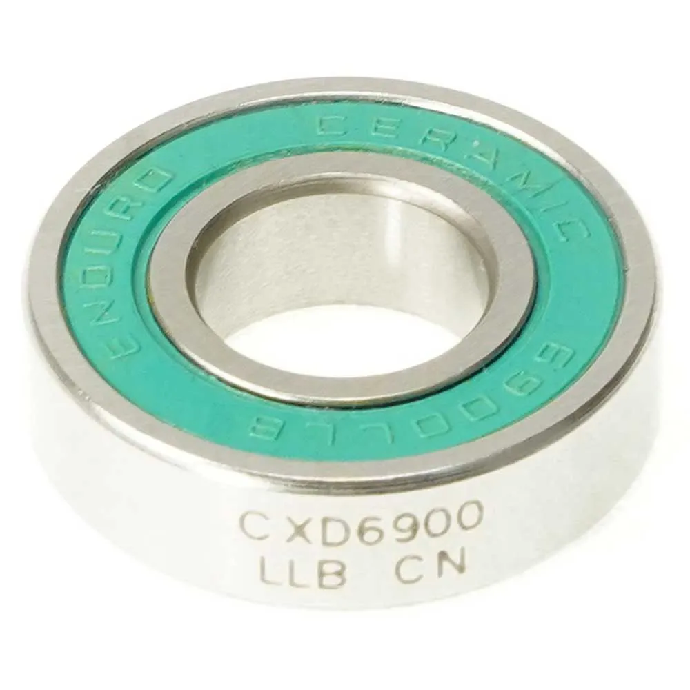 Enduro Bearings Bb Cxd 6900 Llb-bx Xd-15 Ceramic Hybrid Abec-5 Radial Lager, Silver, 10 x 22 x 6mm Enduro Bearings Bb Cxd 6900 Llb-bx Xd-15 Ceramic Hybrid Abec-5 Radial Lager, Silver, 10 x 22 x 6mm