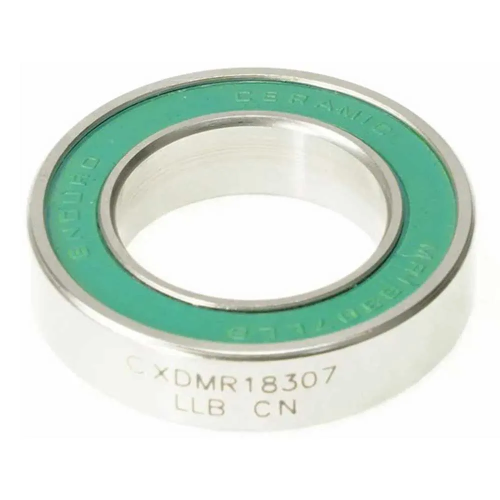 Enduro Bearings Bb Cxd Mr 18307 Llb-bx Xd-15 Ceramic Hybrid Abec-5 Radial Lager, Silver, 18 x 30 x 7mm Enduro Bearings Bb Cxd Mr 18307 Llb-bx Xd-15 Ceramic Hybrid Abec-5 Radial Lager, Silver, 18 x 30 x 7mm