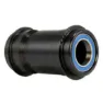 Enduro Bearings Bk-6009 Abec-3 Press In Delrin Cup Pf30 Shimano 24 Mm Tretlager, Black, 68/73mm