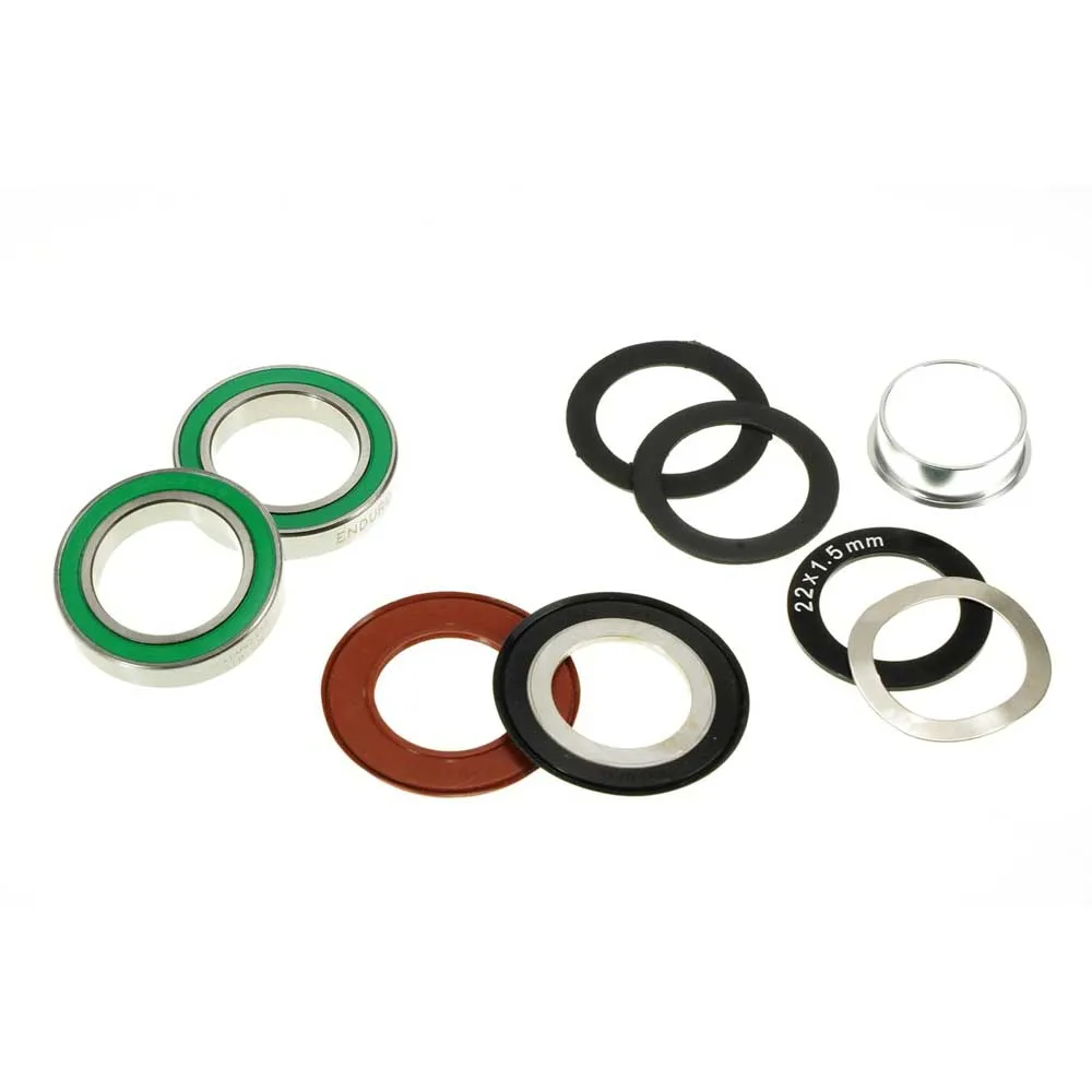 Enduro Bearings Bkc-54112 Abec-5 Xd-15 Ceramic-hybrid Bb90/95 Sram Gxp Service-kit, Silver, 25 x 37 x 7mm Enduro Bearings Bkc-54112 Abec-5 Xd-15 Ceramic-hybrid Bb90/95 Sram Gxp Service-kit, Silver, 25 x 37 x 7mm