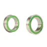 Enduro Bearings Bkc-7021 Press-in Ceramic-hybrid Xd-15 Flanged Double Row Tretlager, Silver, One Size