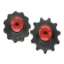 Enduro Bearings Bkcj-0340 1t Xd-15 Ceramic Hybrid 11s Shimano Durace Ace 9000 Series/ultegra 8000 Series Fahrrad-schaltröllchensatz, Red, One Size