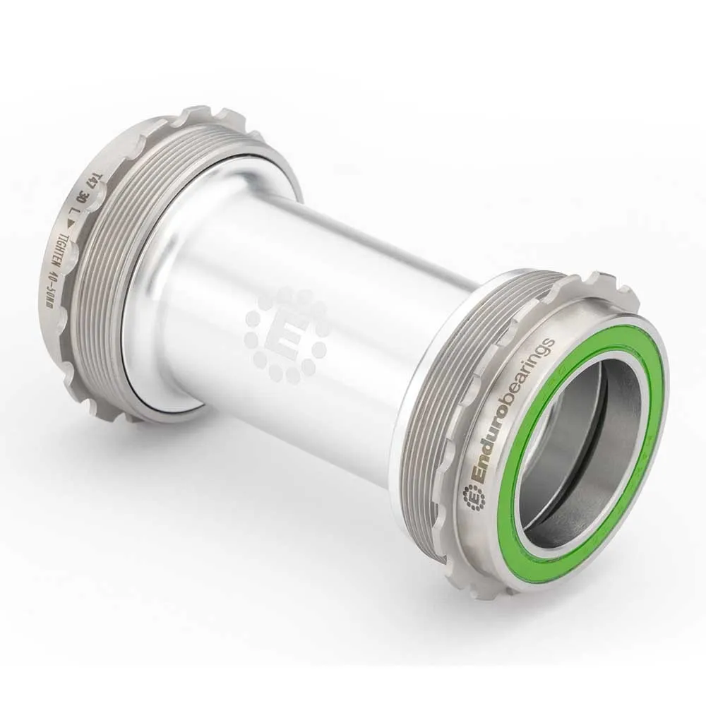 Enduro Bearings Bksm-8143 T47/30 Mm Maxhit 440c Stainless Tretlager, Silver, One Size Enduro Bearings Bksm-8143 T47/30 Mm Maxhit 440c Stainless Tretlager, Silver, One Size