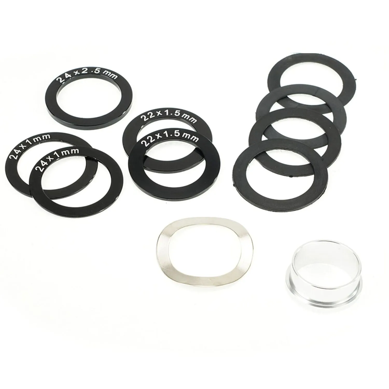 Enduro Bearings Enduro GXP Abstandshaltersatz Unisex, schwarz, 22/24 x 37mm Enduro Bearings Enduro GXP Abstandshaltersatz Unisex, schwarz, 22/24 x 37mm
