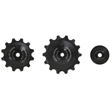 Enduro Bearings Umwerferrad Jockey wheel set XD-15-SRAM Eagle-Black Unisex, schwarz, TU Enduro Bearings Umwerferrad Jockey wheel set XD-15-SRAM Eagle-Black Unisex, schwarz, TU