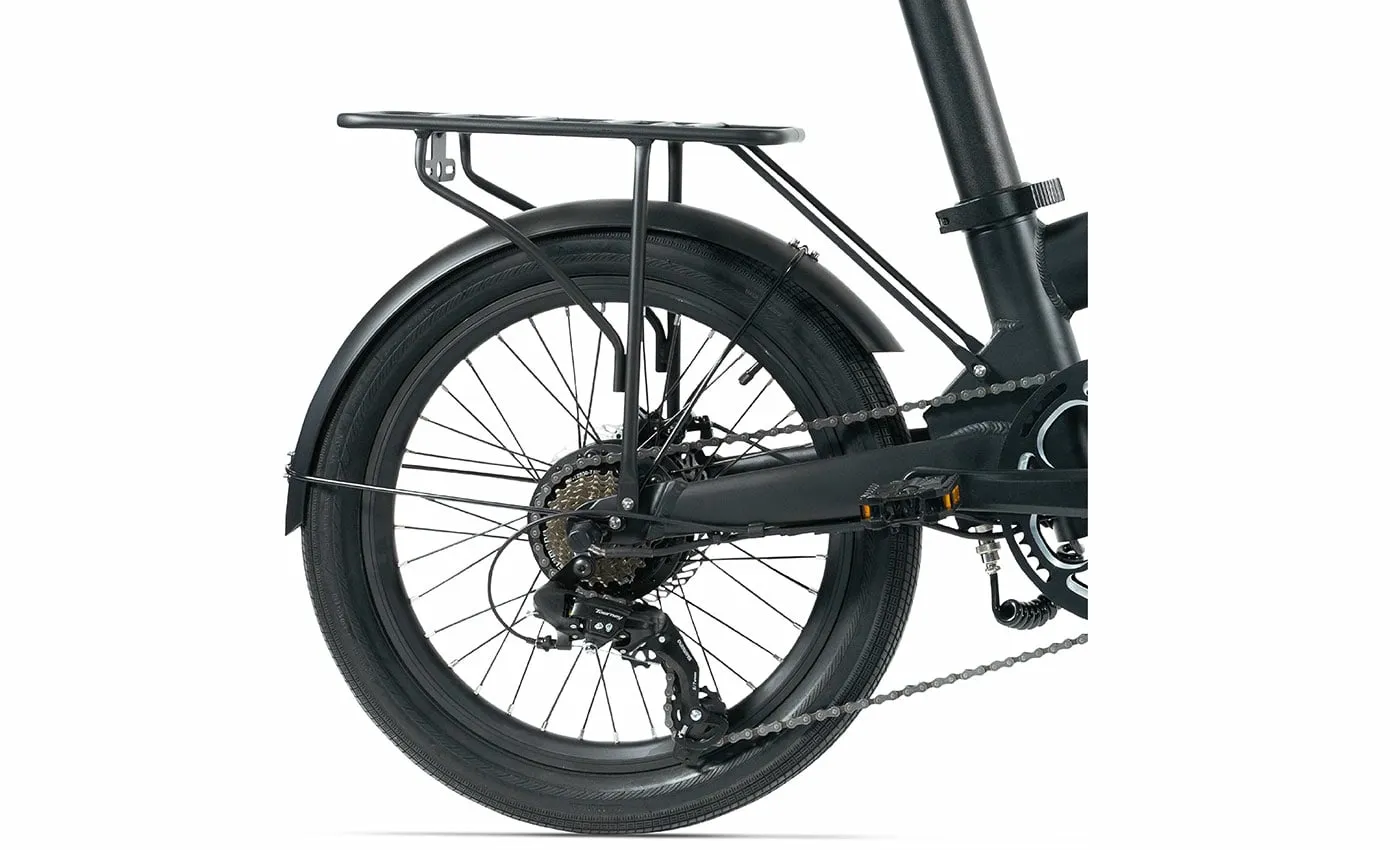 Eovolt Gepäckträger Alu kompatible mit 20", Schwarz, 20" Eovolt Gepäckträger Alu kompatible mit 20", Schwarz, 20"