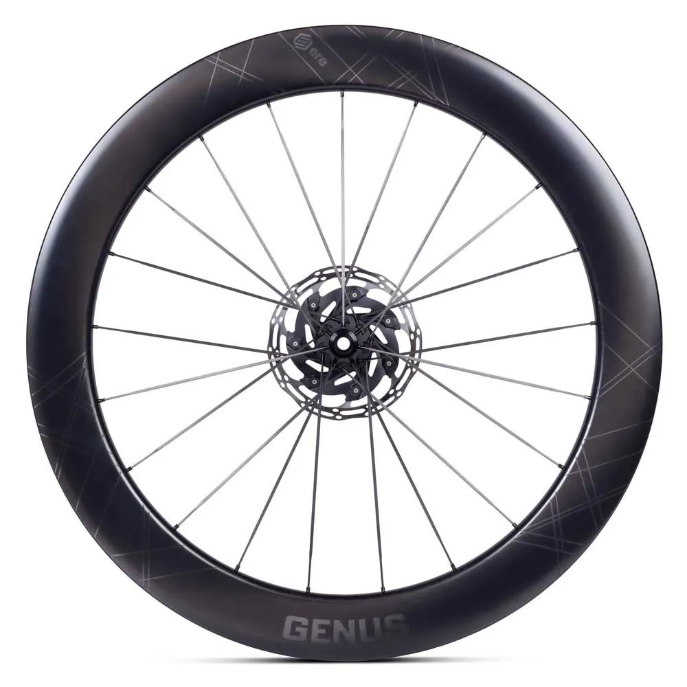 Ere Research Genus Ii Ae 65-r Disc Tubeless Rennrad Laufradsatz, Black / black, 12x 100/12 x 142mm, Sram XDR Ere Research Genus Ii Ae 65-r Disc Tubeless Rennrad Laufradsatz, Black / black, 12x 100/12 x 142mm, Sram XDR