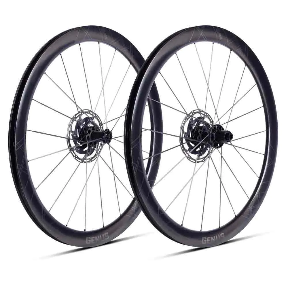Ere Research Genus II CL45-R Carbon Disc 28" Laufradsatz, Black / black, 12x 100/12 x 142mm, Sram XDR Ere Research Genus II CL45-R Carbon Disc 28" Laufradsatz, Black / black, 12x 100/12 x 142mm, Sram XDR