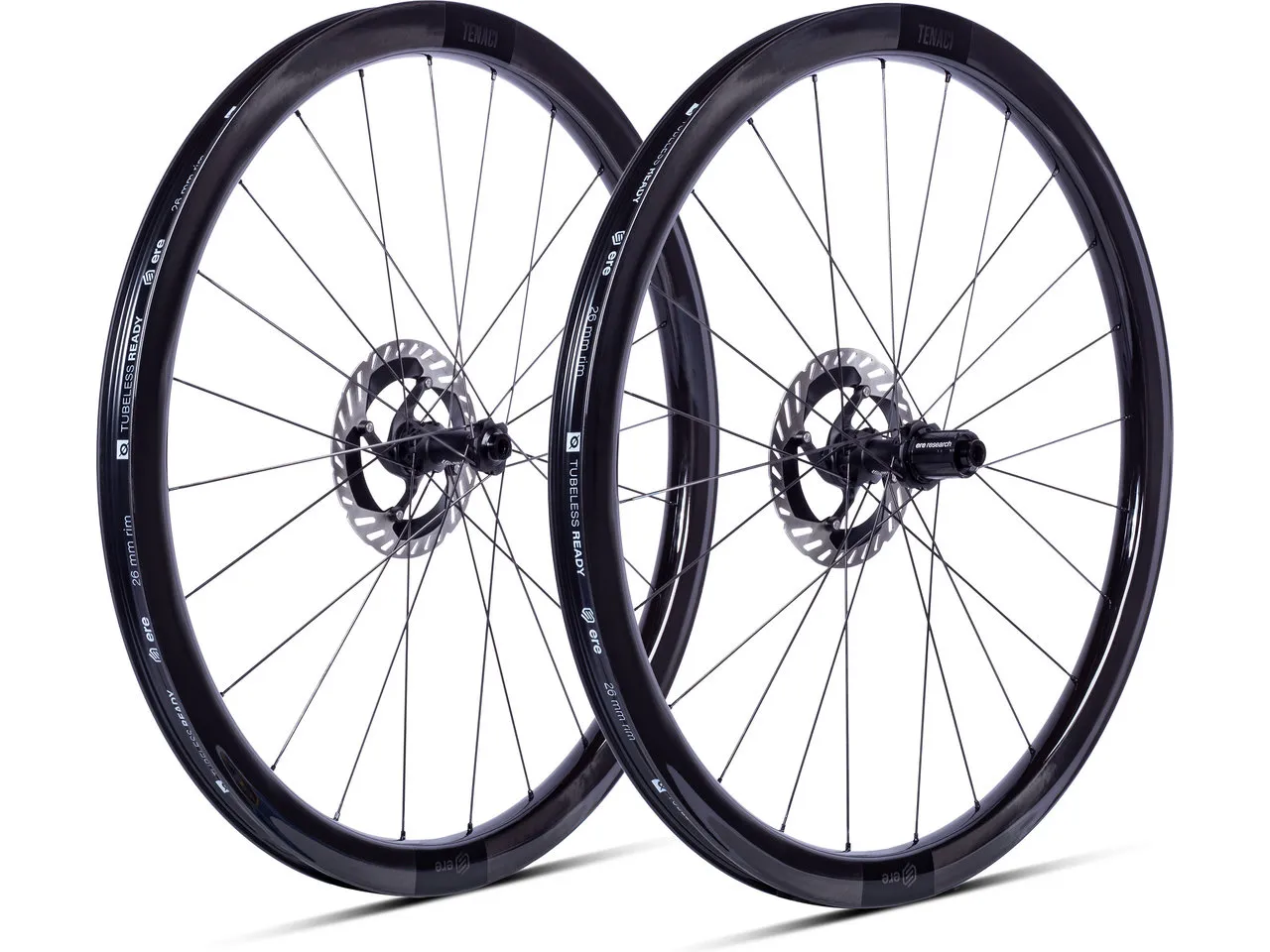 Ere Research Tenaci GA40 Carbon Disc Center Lock 28" Laufradsatz, Schwarz Ere Research Tenaci GA40 Carbon Disc Center Lock 28" Laufradsatz, Schwarz