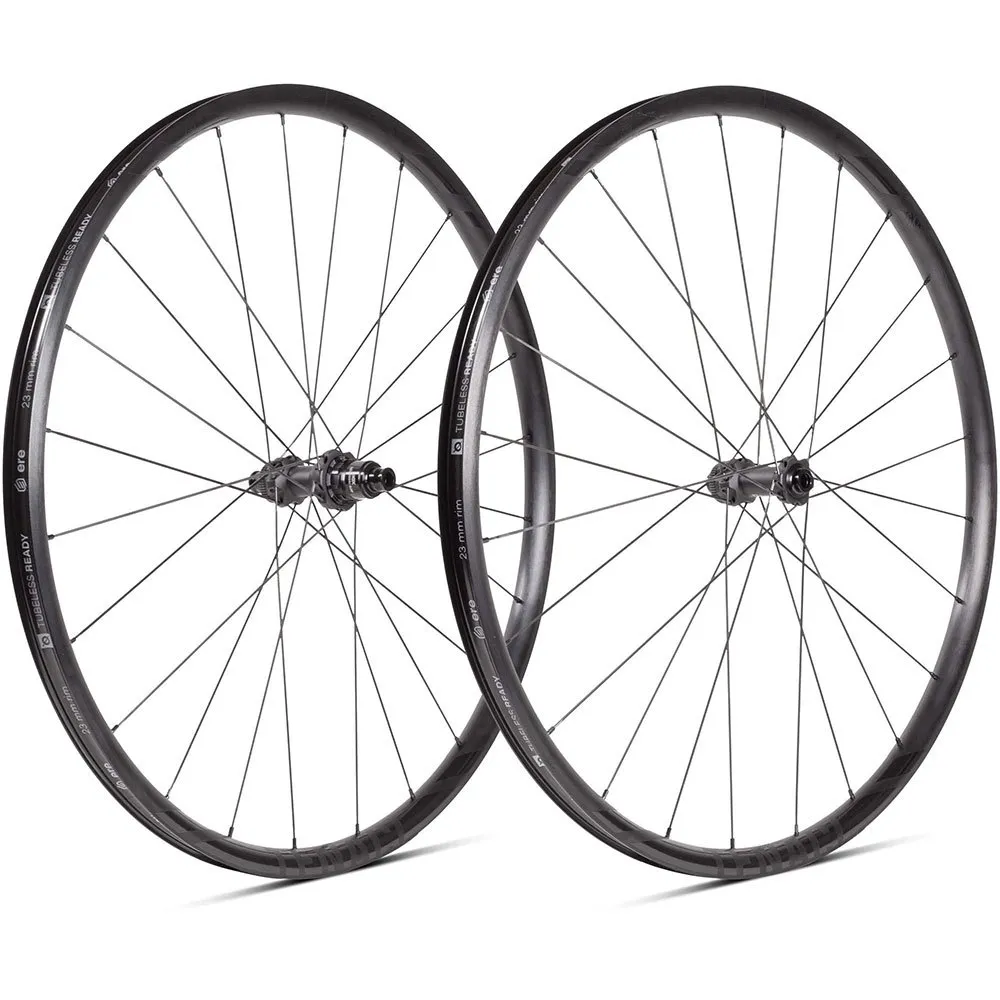 Ere Research Tenaci Gx 23 Disc Tubeless Gravel-laufradsatz, Black / black, 12 x 100 / 12 x 142mm, Shimano/Sram HG