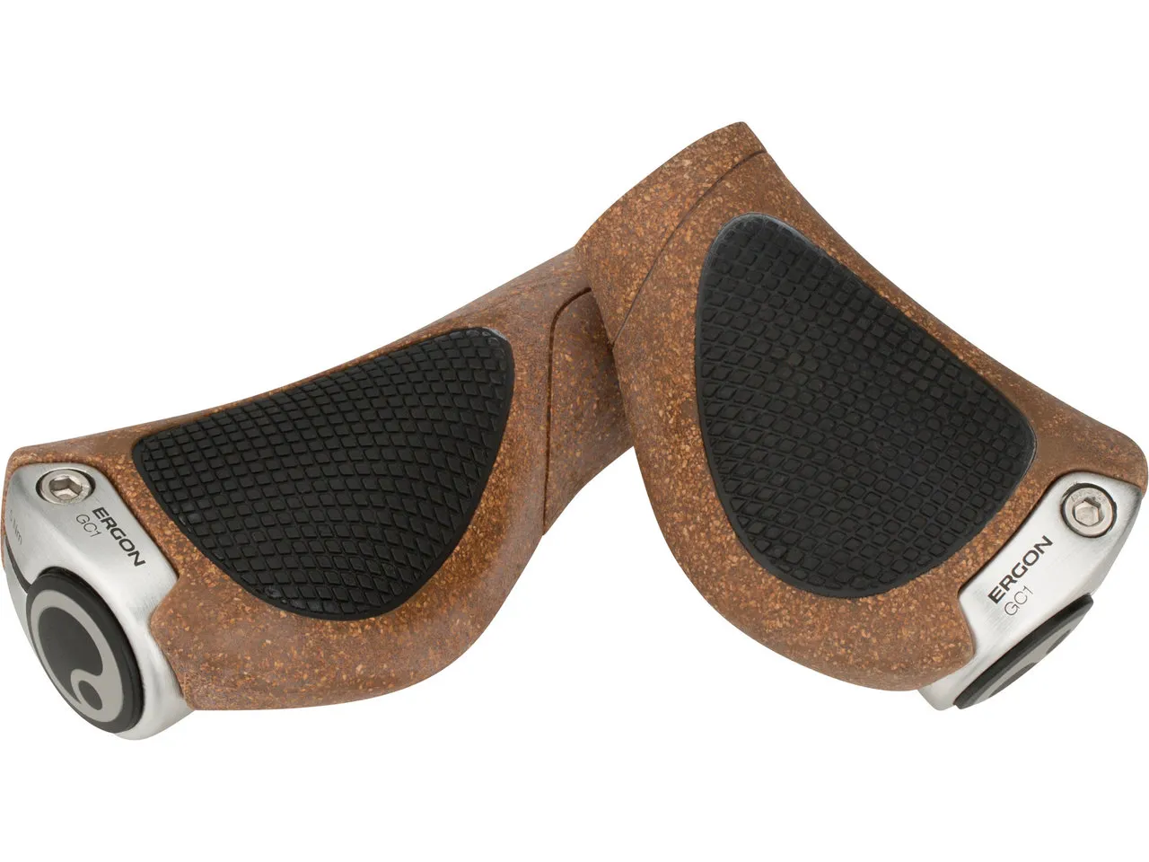 Ergon GC1 BioKork Lenkergriffe für Drehgriffschalter einseitig, Braun/schwarz, one_size Ergon GC1 BioKork Lenkergriffe für Drehgriffschalter einseitig, Braun/schwarz, one_size