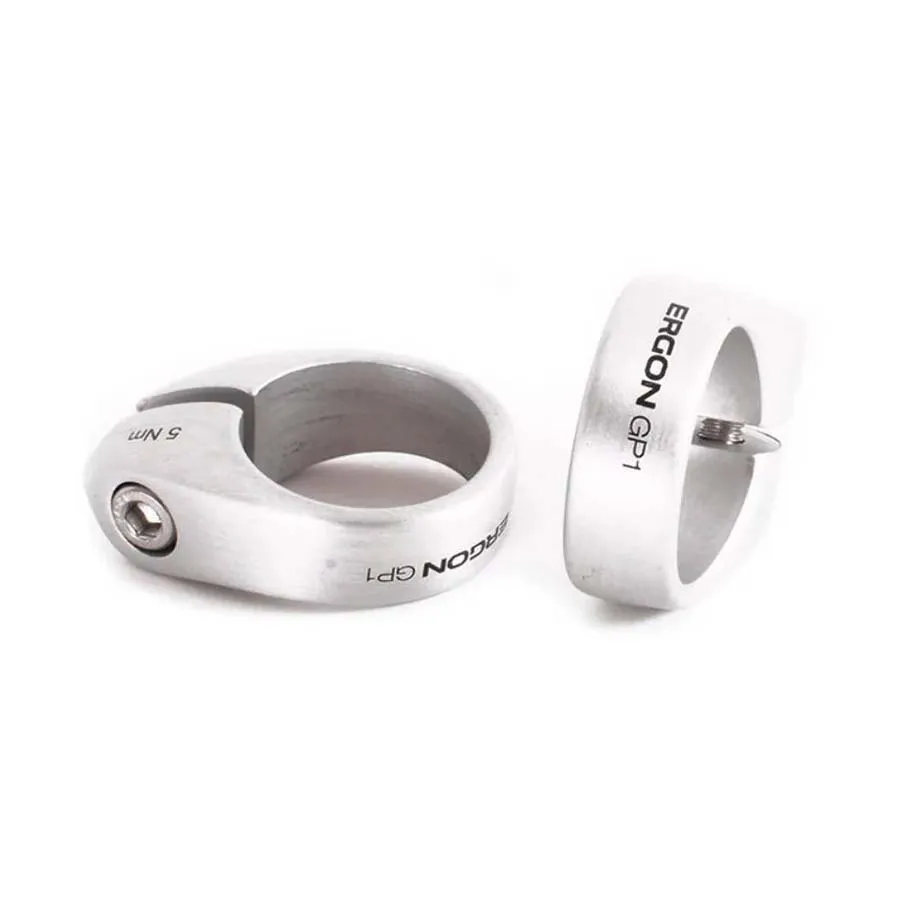 Ergon Gp1 Evo Fahrrad-lenkergriff-klemmring, Silver, One Size Ergon Gp1 Evo Fahrrad-lenkergriff-klemmring, Silver, One Size