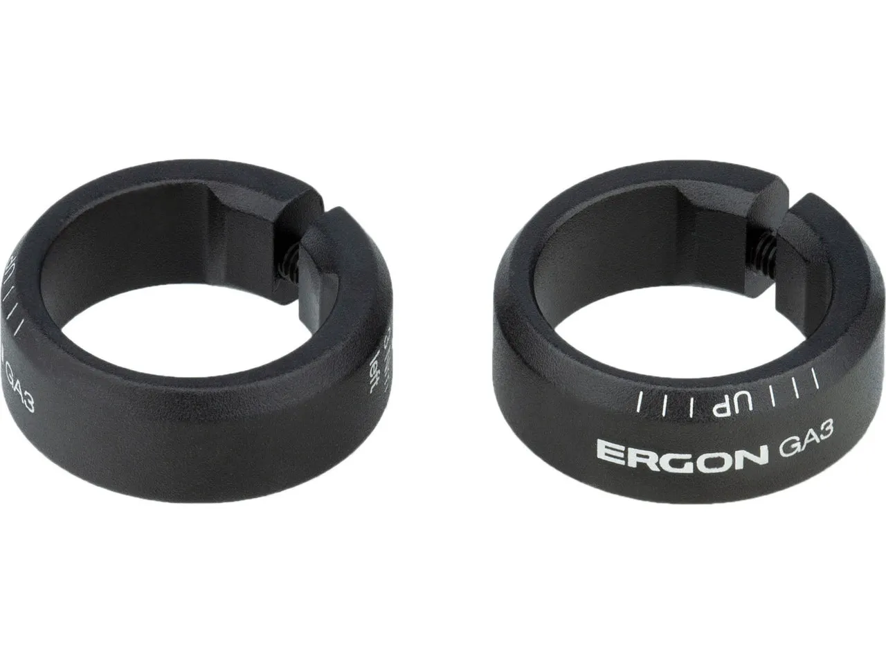 Ergon Klemmringe für GA3 Lenkergriffe, Schwarz, one_size