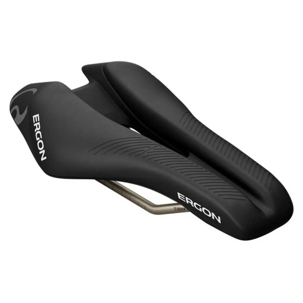 Ergon Sr Tri Men Front Sattel, Black, 135mm
