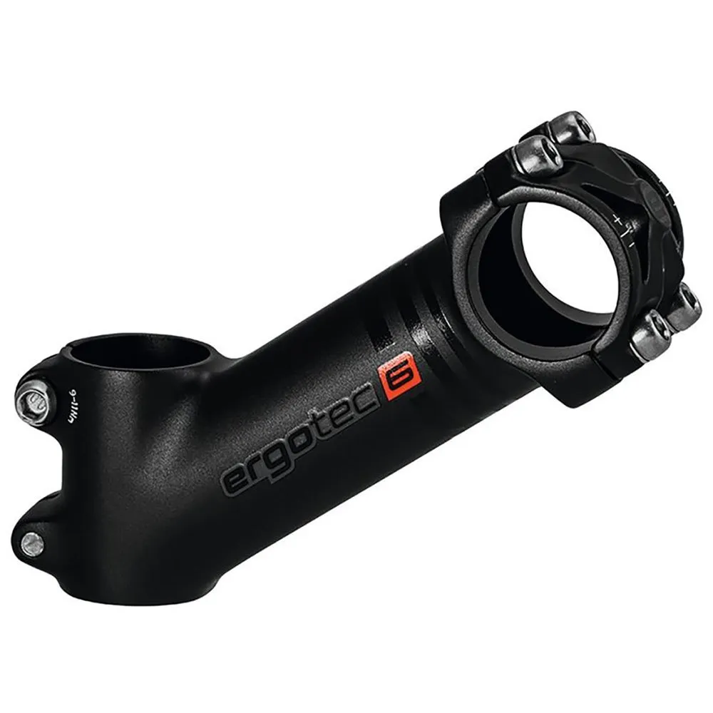 Ergotec A-head High Piranha 2 31.8 Mm Fahrradvorbau, Black, 130mm, 35º Ergotec A-head High Piranha 2 31.8 Mm Fahrradvorbau, Black, 130mm, 35º