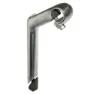 Ergotec City-Vorbau mit verstellbarem Tauchrohr für Lenker P2R 25.4mm Unisex, silber, 25.4 x 80 x 25.4mm