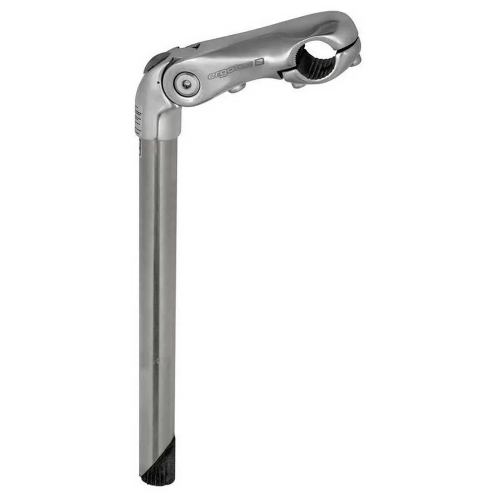 Ergotec Kobra Vario 25.4/22.2 Mm Verstellbarer Vorbau, Silver, 90mm, -10º - 50º Ergotec Kobra Vario 25.4/22.2 Mm Verstellbarer Vorbau, Silver, 90mm, -10º - 50º