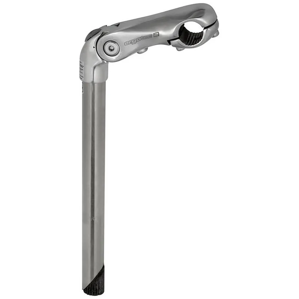 Ergotec Kobra Vario 25.4/25.4 Mm Verstellbarer Vorbau, Silver, 90mm, -10º - 50º Ergotec Kobra Vario 25.4/25.4 Mm Verstellbarer Vorbau, Silver, 90mm, -10º - 50º
