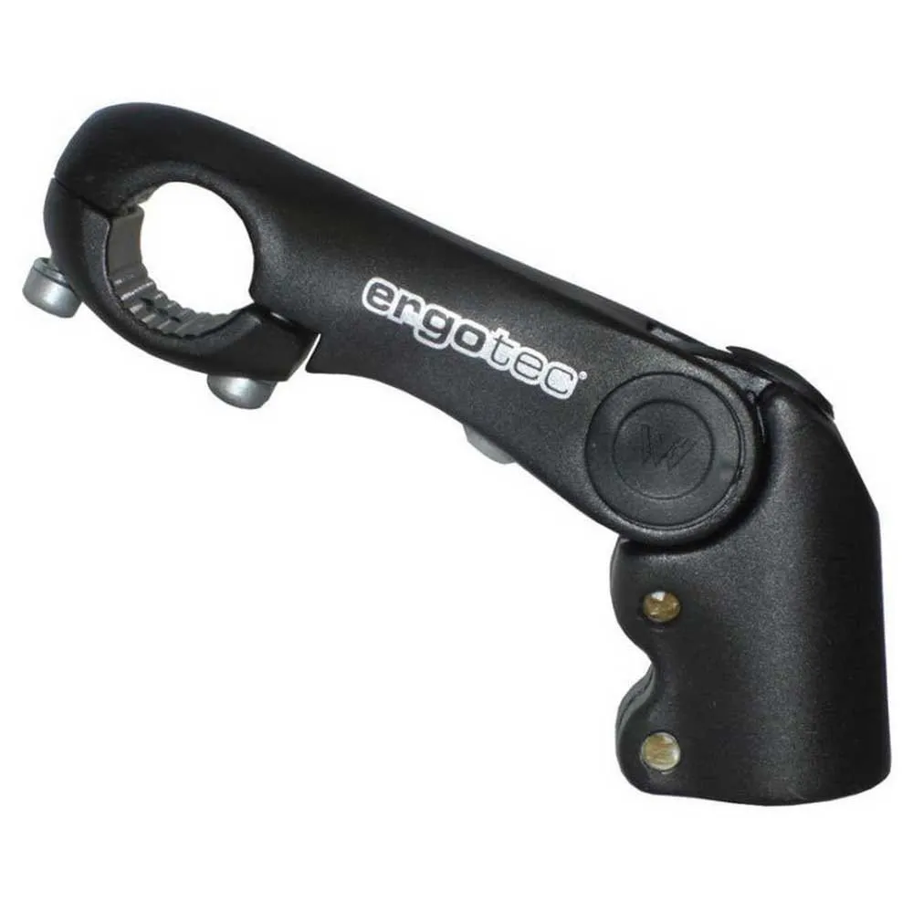 Ergotec Kobra Vario A-head 40 25.4/28.6 Mm Verstellbarer Vorbau, Black, 110mm, -10º - 60º Ergotec Kobra Vario A-head 40 25.4/28.6 Mm Verstellbarer Vorbau, Black, 110mm, -10º - 60º