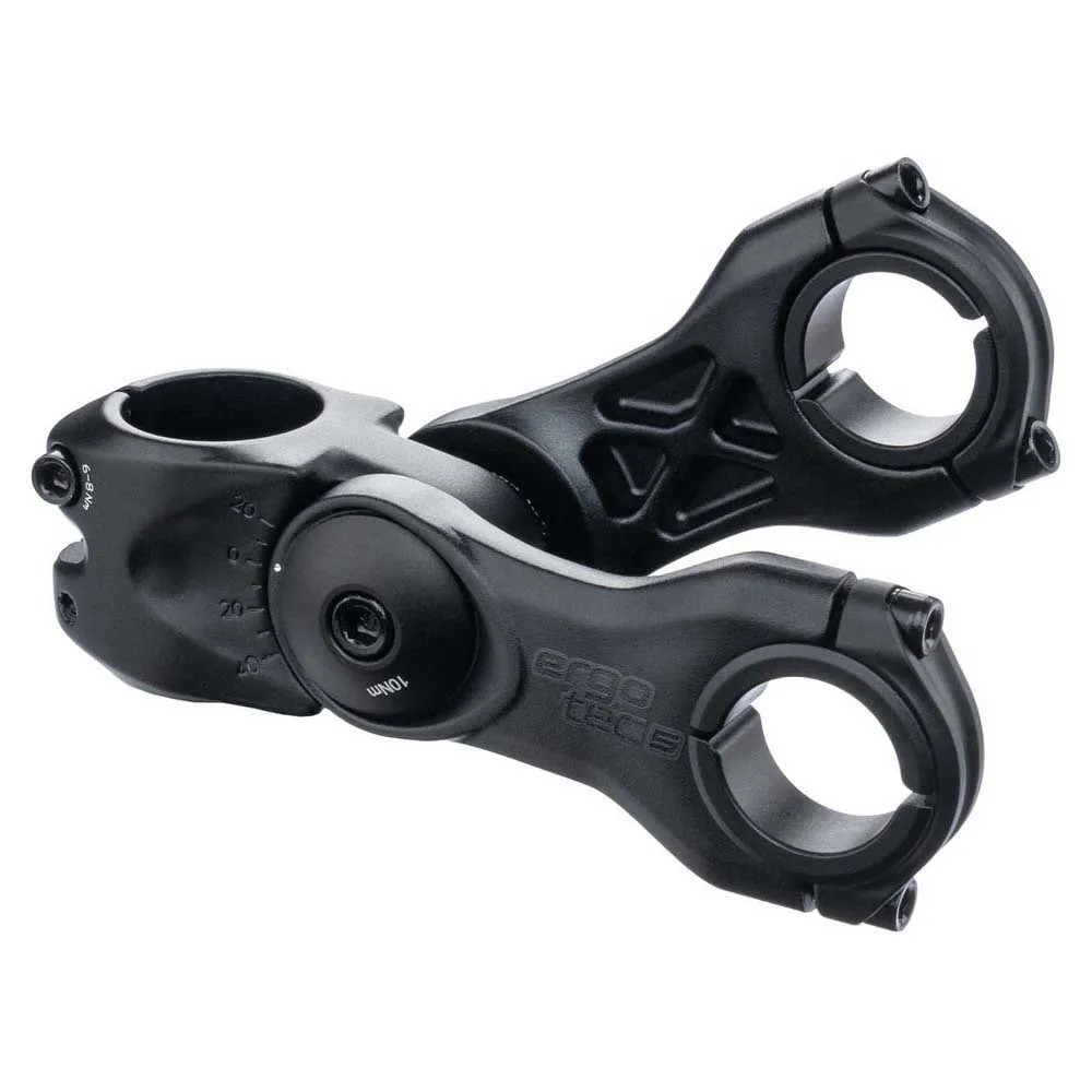 Ergotec Octopus Twin A-head Fahrradvorbau, Black, 105mm, -20-40º Ergotec Octopus Twin A-head Fahrradvorbau, Black, 105mm, -20-40º