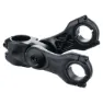 Ergotec Octopus Twin A-head Fahrradvorbau, Black, 105mm, -20-40º