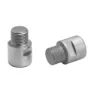 Ergotec Pedal Axle Extension Kit Pedalabstandhalter, Silver, One Size