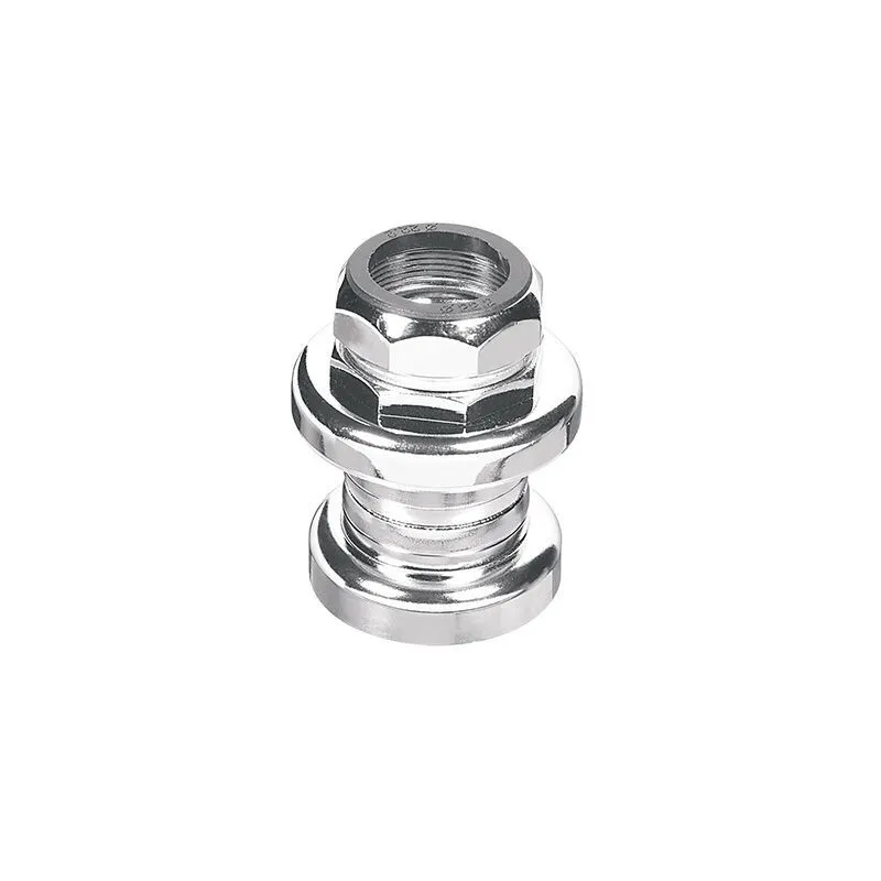 Ergotec Steuersatz mit Gewinde Gabelschaft innen-außen-konus Kugelstahl S101GK 1" Unisex, silber, 22.2 x 30 x 26.4mm