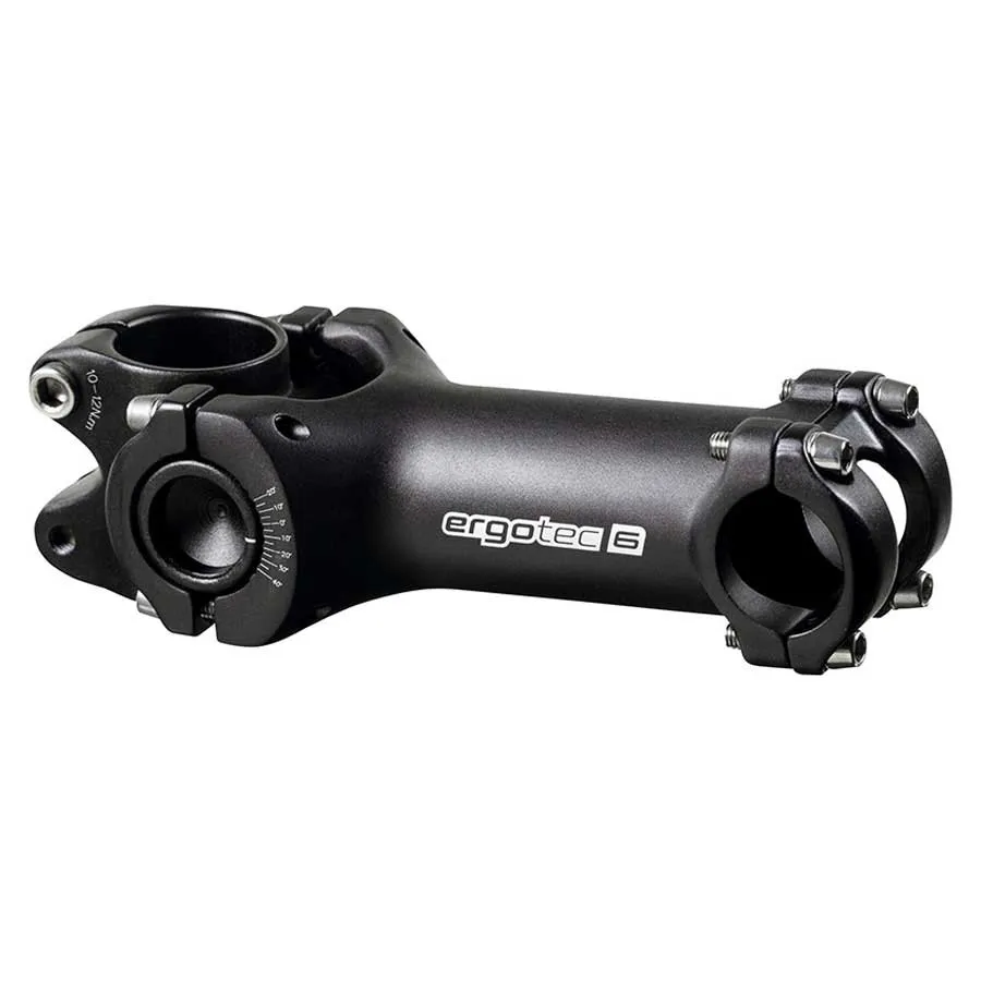 Ergotec Swell 2 25.4 Mm Fahrradvorbau, Black, 80mm, -20 - 40º Ergotec Swell 2 25.4 Mm Fahrradvorbau, Black, 80mm, -20 - 40º