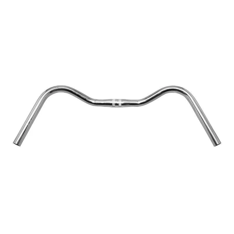 Ergotec Tragbarer Fahrradlenker aus Stahl Bugel Unisex, silber, 25.4 x 550mm Ergotec Tragbarer Fahrradlenker aus Stahl Bugel Unisex, silber, 25.4 x 550mm