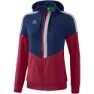 New navy / bordeaux / silver grey