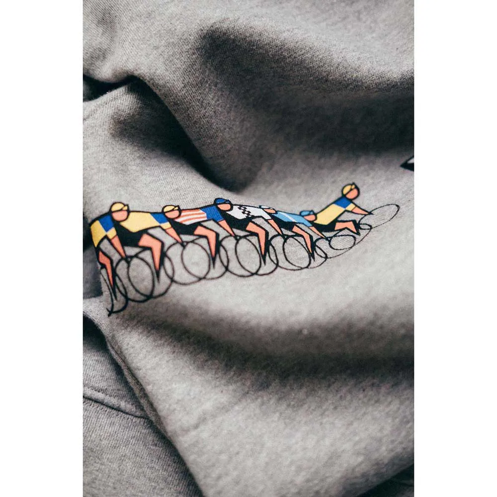 Erstwhile Tete De La Course 70s Sweatshirt, Light grey, XL Erstwhile Tete De La Course 70s Sweatshirt, Light grey, XL