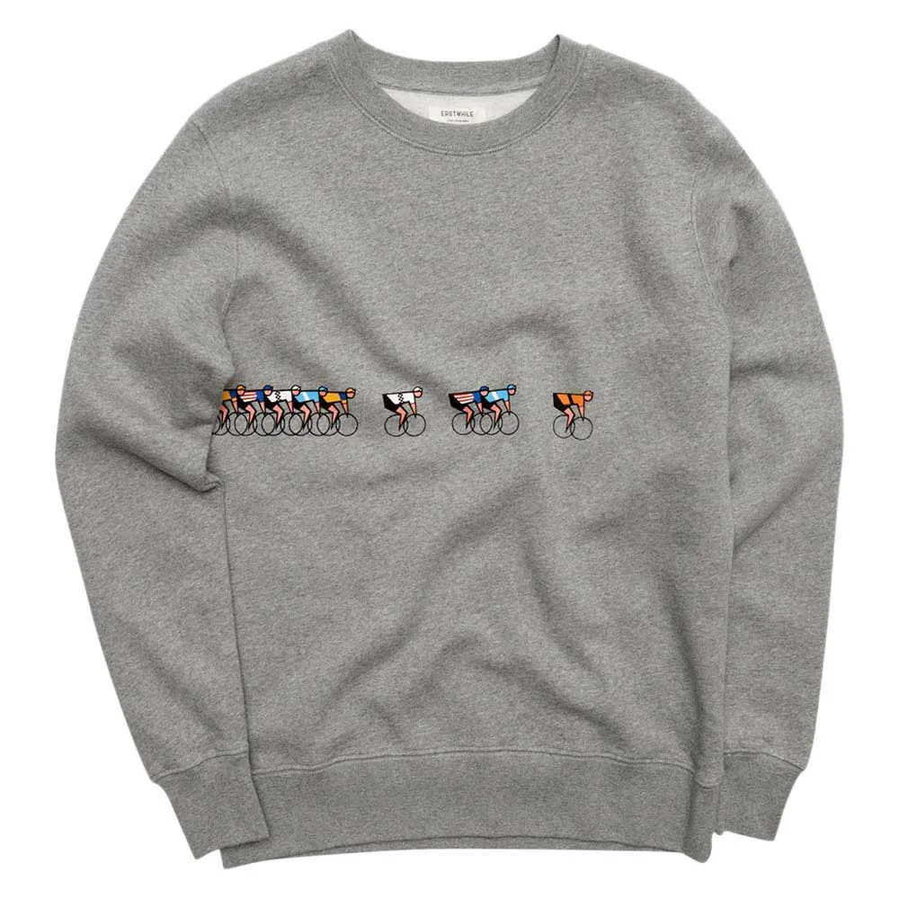 Erstwhile Tete De La Course 70s Sweatshirt, Light grey, XL Erstwhile Tete De La Course 70s Sweatshirt, Light grey, XL