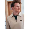 Erstwhile Waaier Halbreißverschluss-sweatshirt, Sand, S