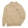 Erstwhile Waaier Halbreißverschluss-sweatshirt, Sand, S